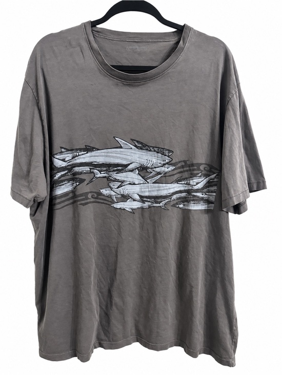 crazy shirts Other - Crazy Shirts Men’s Gray Shark Graphic T-Shirt Hawaii Ocean Pima Cotton Soft XXL